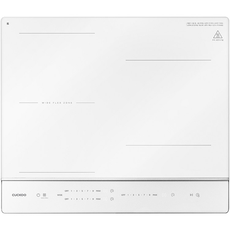 쿠쿠전자 인덕션 화이트 3구, 자가설치, CIRE301FAW