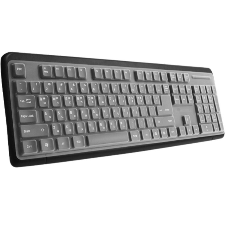 맥스틸 USB 키보드 키스킨 세트, 일반형, 블랙, MOK100US