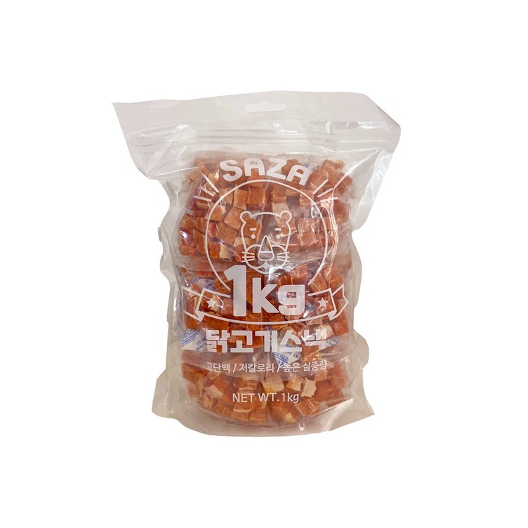 사자 강아지 대용량 간식 훈련용 스낵50g X 20봉, 1봉, 1kg, 닭고기 스낵 사자 강아지 대용량 간식 훈련용 스낵50g X 20봉, 1봉, 1kg, 닭고기 스낵