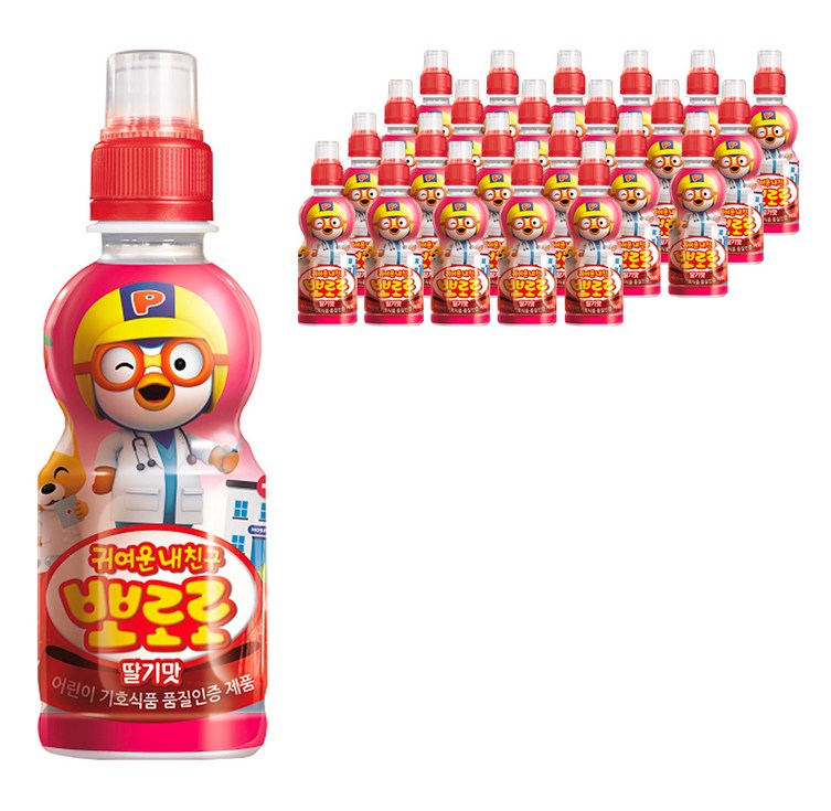 팔도 귀여운내친구 뽀로로 딸기맛 페트