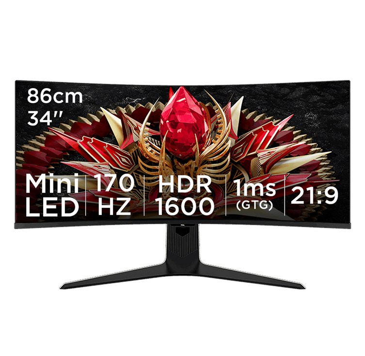TCL WQHD QD Mini LED 커브드 게임 모니터