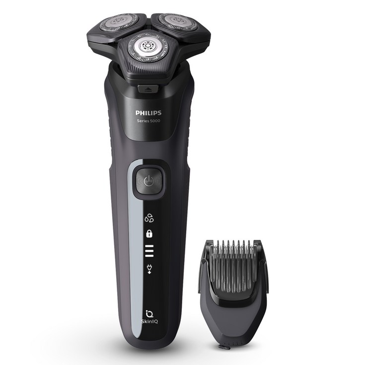 필립스 전기면도기 SkinIQ 5000, S5588 17, 딥 블랙 필립스 전기면도기 SkinIQ 5000, S5588 17, 딥 블랙