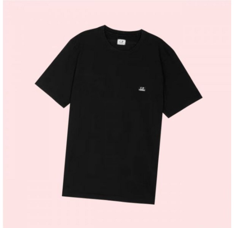 CP컴퍼니 남성 남자 맨즈 로고 블랙 반팔티 반팔 티셔츠 상의 16CMTS068A 005100W 999 3728187