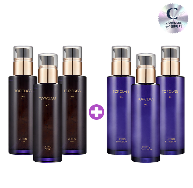 참존 33 탑클래스 리프팅 듀오 스킨 로션 120ML 총6개