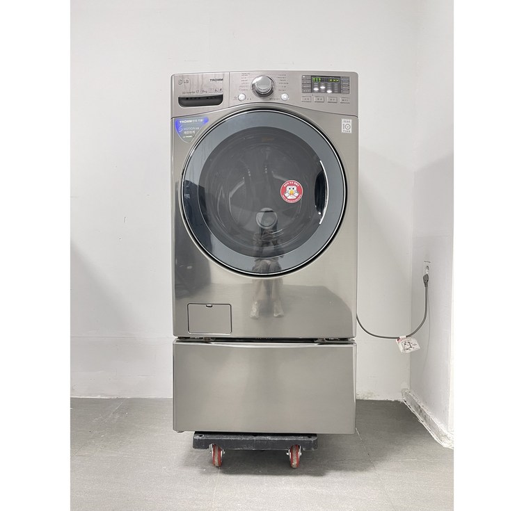 298 LG 트롬 17키로 서랍형 건조겸용 중고드럼세탁기 메탈 중고세탁기 스팀클리닝