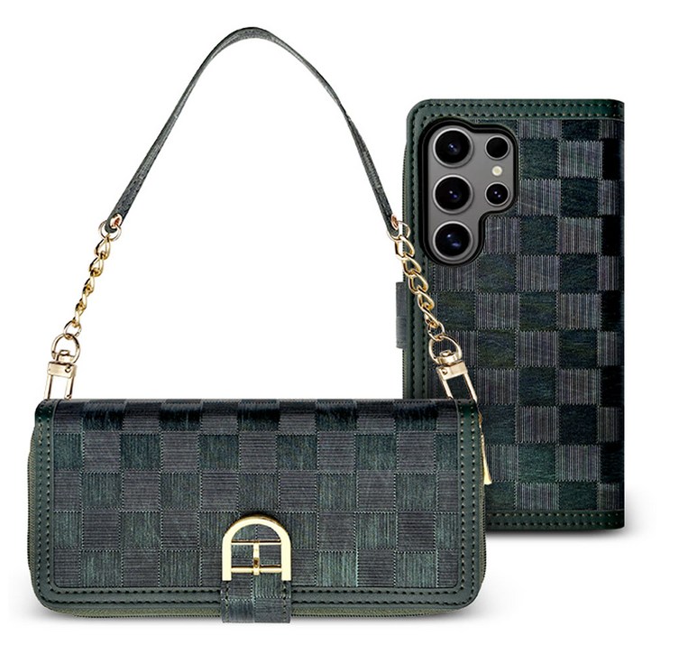 모바트 갤럭시 버디3 A156 프리즘 지퍼 지갑형 다이어리 휴대폰 케이스 스트랩 포함