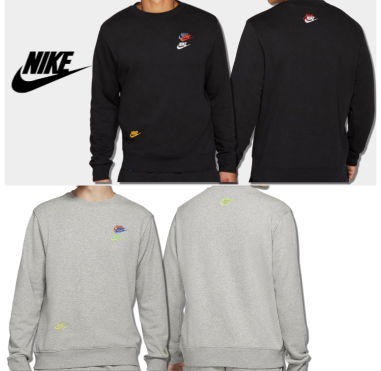 당일발송 나이키 NIKE 멀티로고 스우시 맨투맨 티셔츠 긴팔티 스포네틱 양말