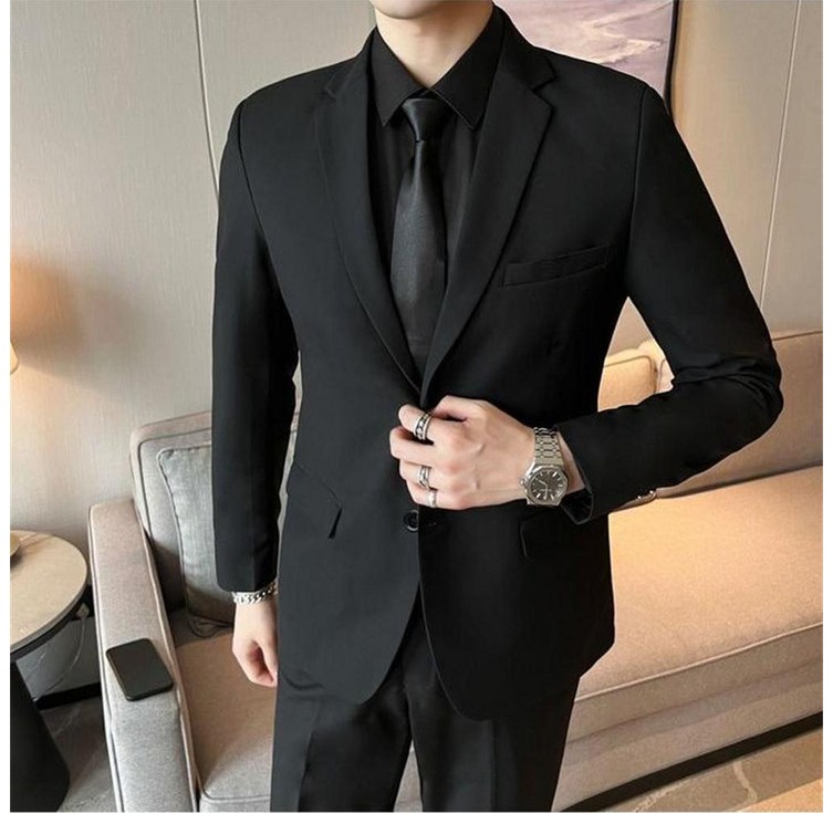 휠렉스 남성 오피스룩 블레이저 루즈핏 자켓 바지 세트 Y1510