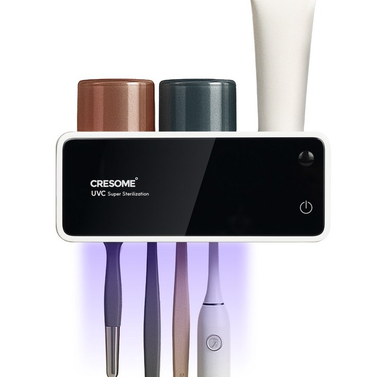 크리썸 가정용 무선 UVC 칫솔살균기, Y12, 화이트