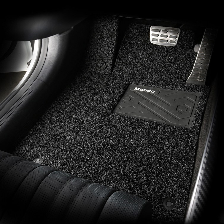 만도 와이드 볼륨쿠션 코일매트 확장형 12열, 블랙, BMW 미니 컨트리맨 2세대 F60 2017.03