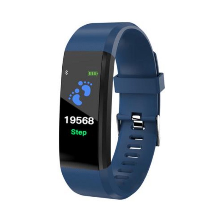 Fitbit LCD 스마트 밴드 워치 피트니스 트랙 심박수 혈압 스마트 팔찌 블루투스 호환 방수 손목 밴드