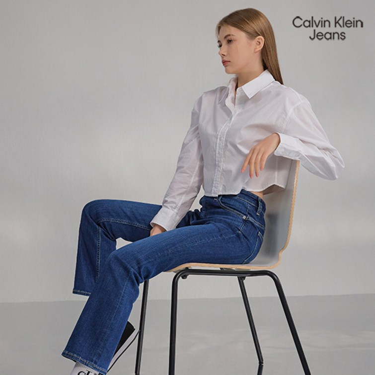 CK JEANS 23SS 캘빈클라인 바디 핏 데님 팬츠 여성 택1 CK JEANS 23SS 캘빈클라인 바디 핏 데님 팬츠 여성 택1